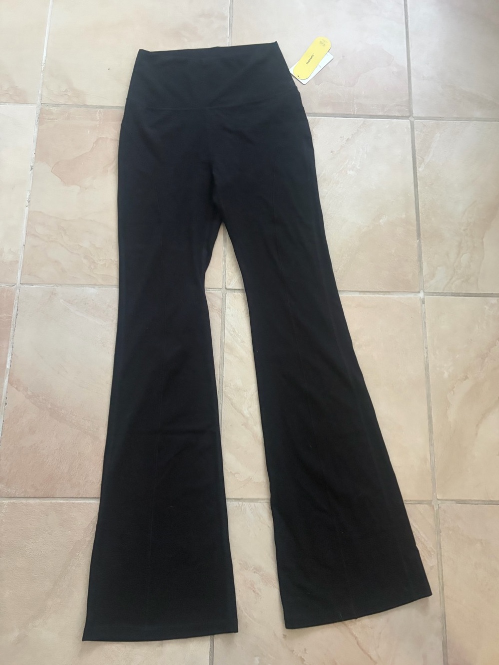 Women’s High-Waist Black Flare sports Pants